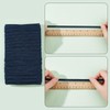 letsinstyle 15 Yards Flat Fabric Elastic Straps, Heavy Stretch Braiding