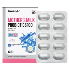 Njet Origin 엔젯오리진 모유유산균 락토바실러스 30캡슐 Njet Origin Breast Milk Probiotics Lactobacillus 30 Capsules