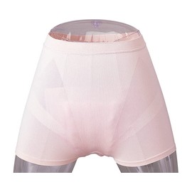 White Cross Salva Butt Pants Pink Beige M Size