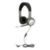 Egghead® Deluxe Multimedia Headset with Leatherette Ear Cushions, Adjustable Padded