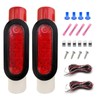 Aila 2PCS Boat Trailer Guide Pole Lights, IP67 Waterproof LED