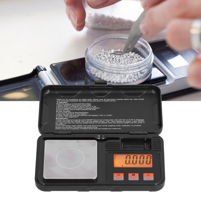Digital Pocket Scale Portable 50g By 0.001g Weigh Gram Scale