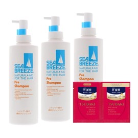 SEABREEZE Cleansing Pore Before Shampoo 6.8 fl oz (200 ml) x 3 + Bonus