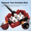 500A Marine Bus Bar Heavy Duty Power Distribution Block Waterproof