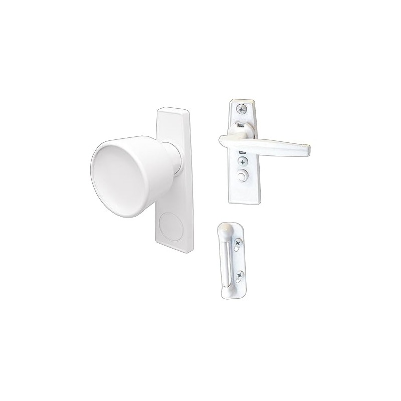 Prime-Line K 5121 Tulip Knob Latch, 1-3/4 In. Mounting Holes,