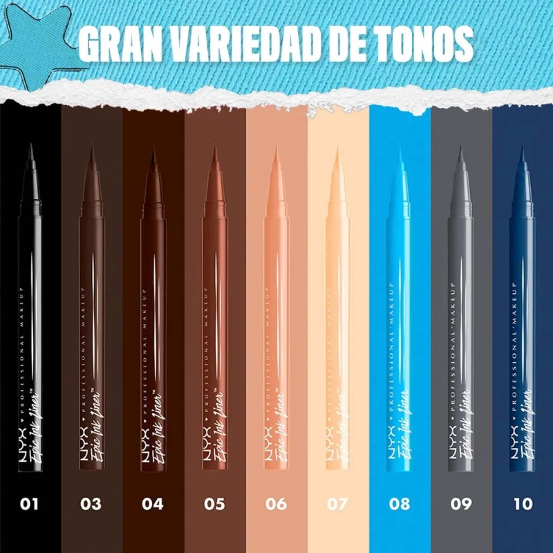 Delineador Líquido De Ojos Epic Ink Liner Matte De Nyx