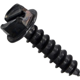 Hard-to-Find Fastener 014973509118 509118 Sheet-Metal-Screws, Black, 8 Piece