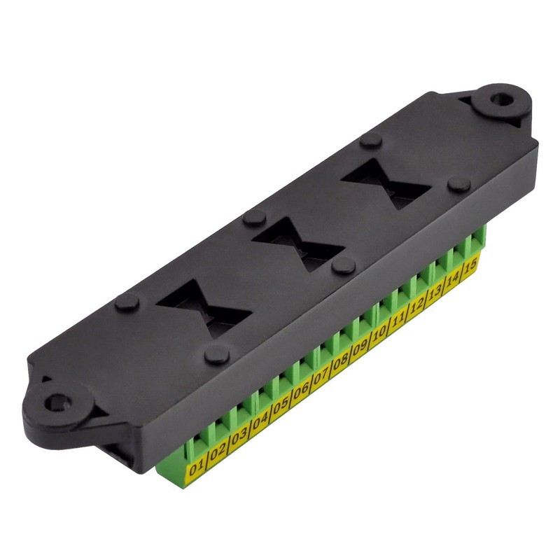 16Amp 300V 15x2 Position Terminal Block Distribution Module. OONO D-1658GP