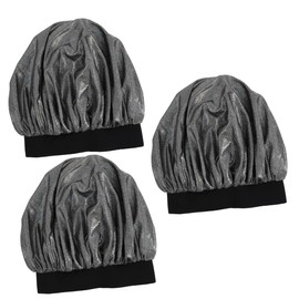 Ipetboom Pcs Elegant Satin Bath Hat Wide Band Hair Wrap Sleep Cap Shower Beauty Enhancement