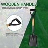 HARFINGTON Digging Shovel 26.8 x 6.2 Metal Square Head Shovel