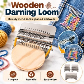 14 / 28-Hook Mini Darning Loom Kit for Clothing Repair