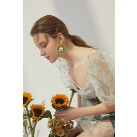 Christmas Earrings for Women Cat Dog Dinosaur Drop Dangle Earrings Holiday Acrylic Earrings Christmas Jewelry Gift (Sloth Earrings)