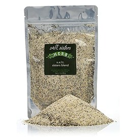 s.a.l.t. sisters s.a.l.t. sisters blend | All-Natural, Gluten Free, MSG Free, Non-GMO | Dried Onion, Garlic & Salt Seasoning | Versatile Use for Meat, Fish, Vegetables, and More | 1lb