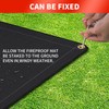 PfiHom 122 × 92 CM Fire Pit Mat, Double-Sided Fireproof