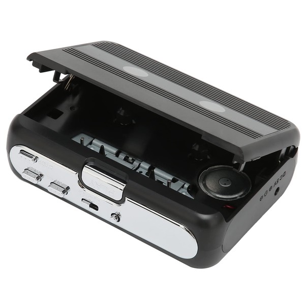 Walkman Cassette Player, Wireless Cassette Player, TON007B Bluetooth Cassette Player with Headphone Auto Reverse Function, Stereo Cassette Player (Black)
