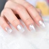 IKISKT Press On Nails - White Cat Eye Tips |
