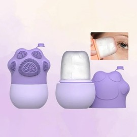 Accessorize Kingdom Ice Roller with Scrubber for Face Eyes and Neck to Brighten Skin & Enhance Your Natural Glow/Reusable