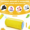 Luxear Shoe Washing Bag 2pcs, Invisible Zipper Side Opening Shoe
