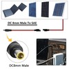 GELRHONR SAE to DC 8 mm Adapter Cable 14AWG, with
