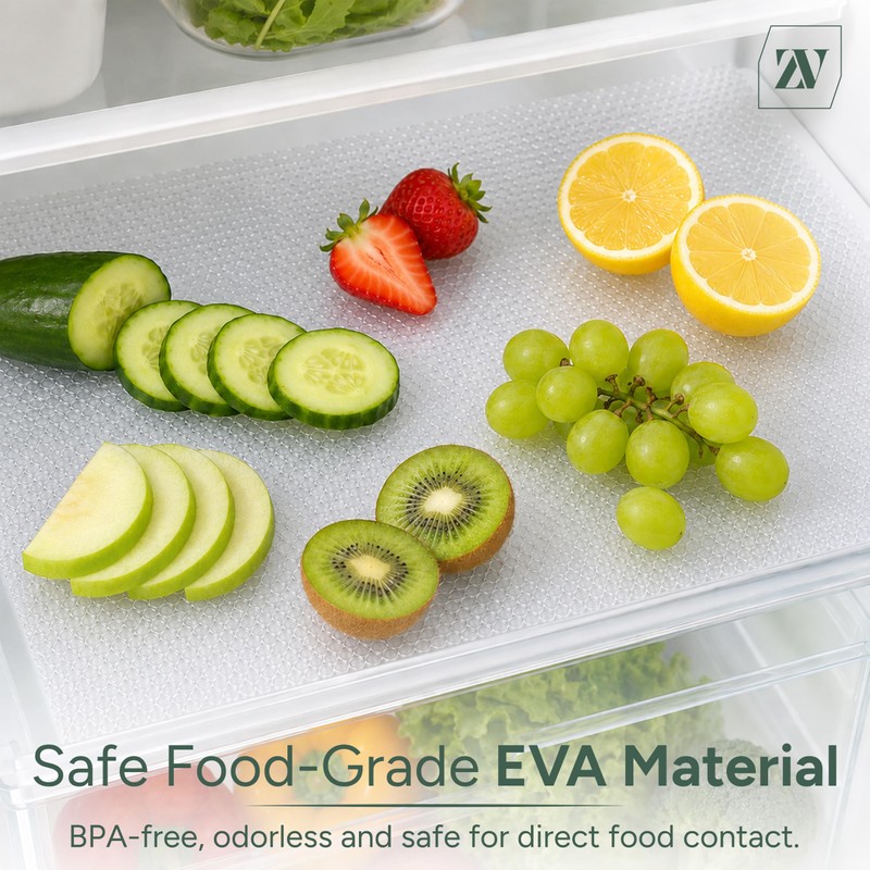 Zuvo Shelf Liners for Kitchen Cupboards, Non-Slip Drawer Liner 30x300cm