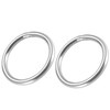 sourcing map 30mm 40mm OD 201 Stainless Steel O Rings,
