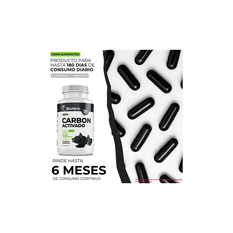 Carbón Activado Micronizado - Eficaz Soporte Digestivo