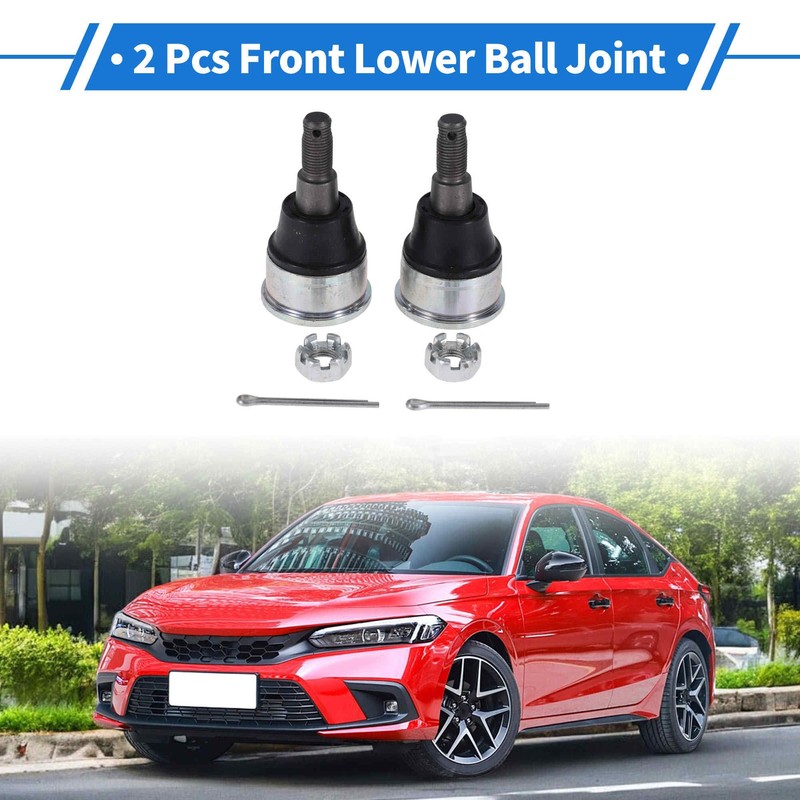 A ABSOPRO K500004 2 Pcs Front Lower Ball Joints for