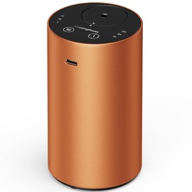 Waterless Essential Oil Diffuser, Rechargeable Car Scent Diffuser, Orange