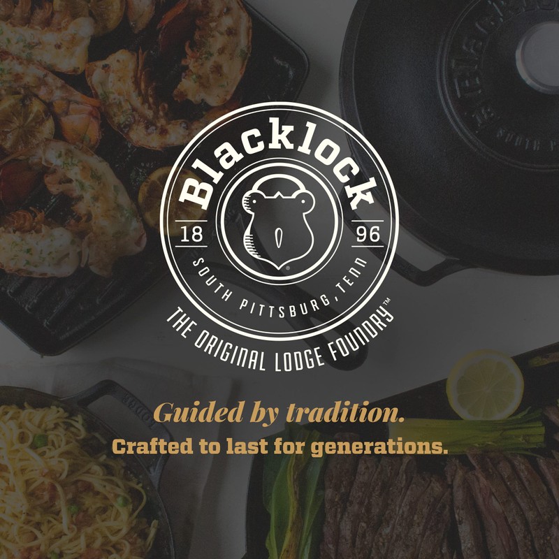 Lodge Cast Iron Blacklock Skillet, Triple Seasoned - 7 in