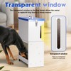 PKNYBZH Galvanized Metal Pet Food Station for Indoor & Outdoor