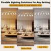 HiBay 6-Light Track Lighting, Directional Ceiling Track Light Fixture, White