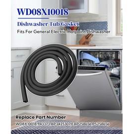WD08X10018 Dishwasher Tub Gasket Seal Fits For General Electric,Hotpoint Dishwasher,Replaces WD8X10018,943373,AP3425307,EAP258656,PS258656