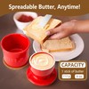 Zafero Butter Crock - Butter Dish with Lid for Countertop,
