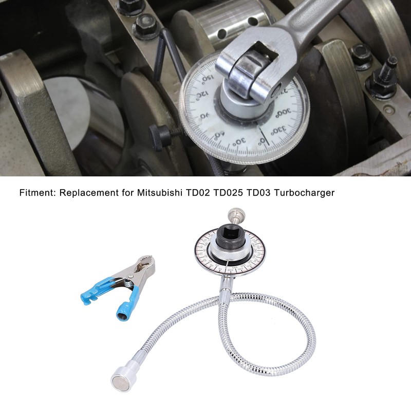 Torque Protractor, 1/2 Inch Drive Wrench Protractor, 360° Angle Torque,