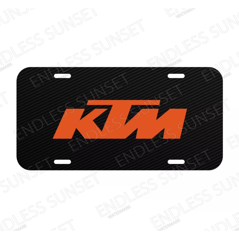 Amel KTM Power sports Motorcycle Bike Off road License Plate