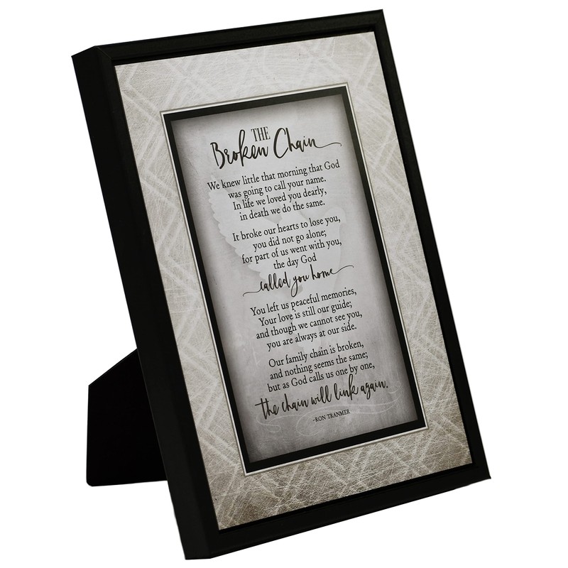 DEXSA Broken Chain Wood Frame Plaque - Made in the