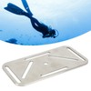 Diving Stainless Steel Weight Belt Keeper Buckle Adjustable Weight Webbing