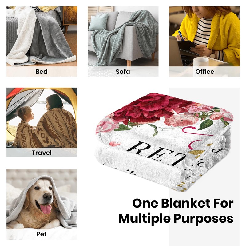 Retirement Gifts for Women, Retirement Blanket 40"x60"