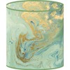 LampPix 10 Inch Table Lamp Shade - Marble Green Canvas