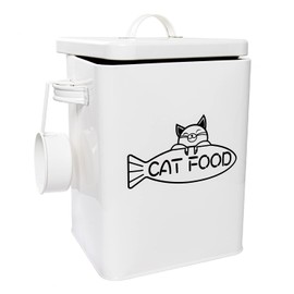 Vumdua Dog and Cat Food Storage Container, Farmhouse Pet Food Containers with Lid and Dry Food Scoop, Durable Airtight Great Gift for Pet Owners