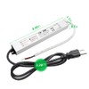 40W 12 Volt LED Power Supply, Waterproof IP67 LED Driver,