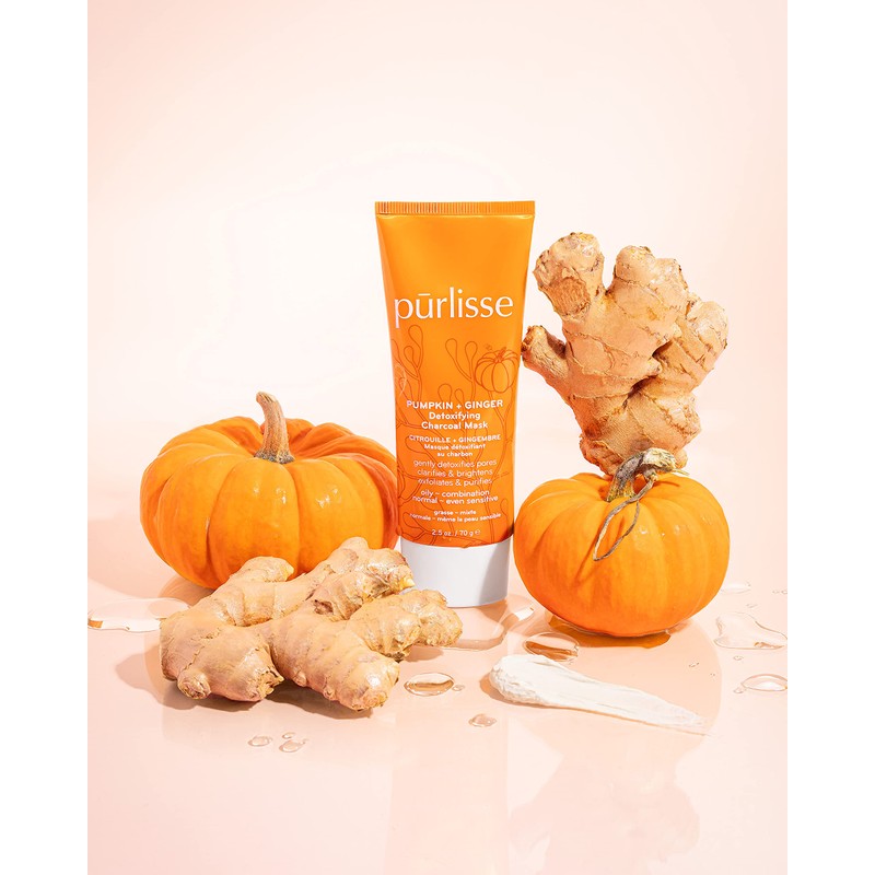 Purlisse Pumpkin and Ginger Detoxifying Charcoal Mask: Cruelty-free & clean,