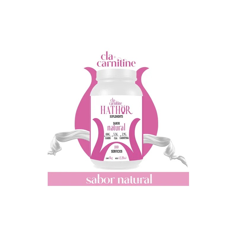 Cla Carnitina 1kg Hathor Suplements 100 Servs