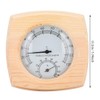 Wood Sauna Thermometer, Sauna Room Hygrometer Thermometer Digital Sauna Temperature