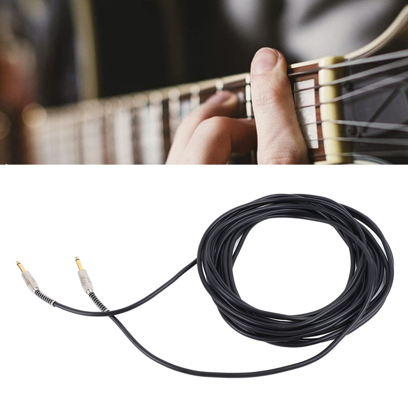 6.35mm Instrument Cable Noise Reduction Audio Device Connection Cable for