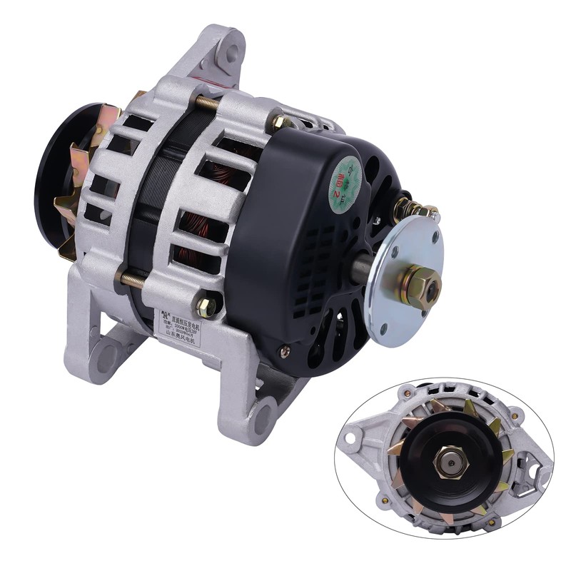KONKENIE DC 24V Dual Wheel Generator 2000W 4000RPM Permanent Magnet