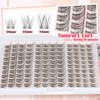 Yawamica Natural Lash Clusters Clear Band Eyelash Clusters 10-14mm Lash