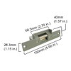 Visionis VIS-EL101-FSA 770lbs Stainless Steel Electric Door Strike Lock for
