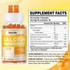 Calcium Magnesium Zinc Gummies with Vitamin D3 & K2 -