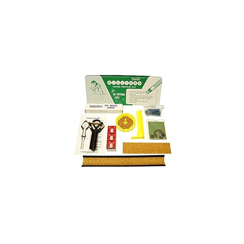 Tweeten Deluxe Cue Tip Repair Kit Billiard Pool Stick by
